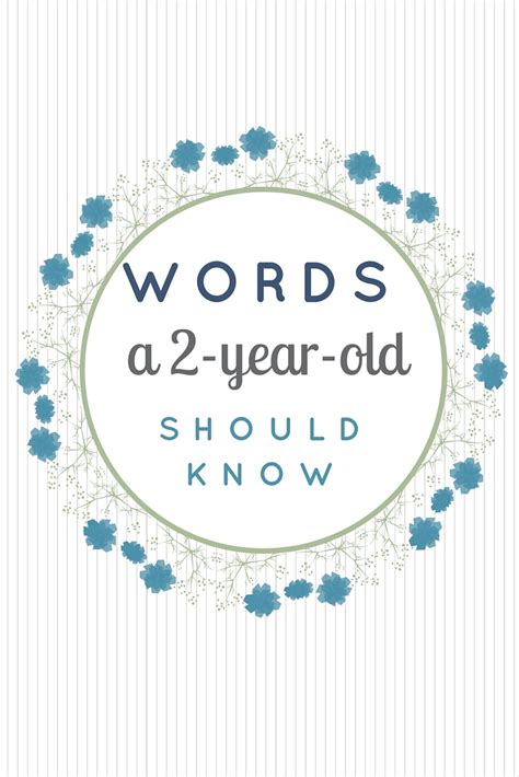 Finally, some actually useful advice! Words a 2-year-old should know (in English) : the piri ...