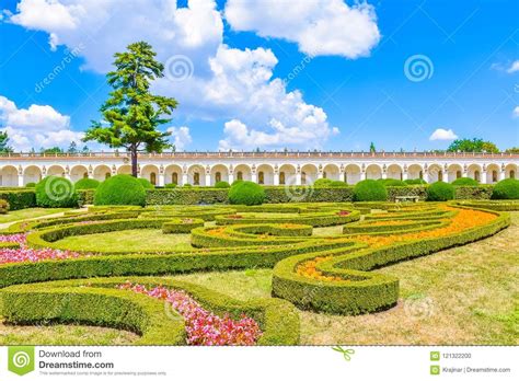 Beautiful Garden French Style Unesco Kvetna Zahrada Kromeriz Czech