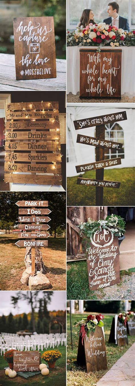 Diy wooden wedding signs… november 10, 2011 by tonya. Pretty Budget-Friendly Wedding decorating Ideas-30 Easy-to-Do Rustic Signs ...