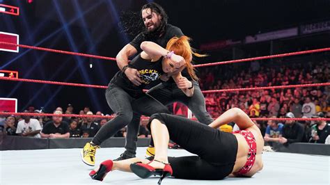 Seth Rollins Becky Lynch Baron Corbin And Lacey Evans Get Extreme