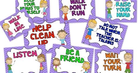 Life In First Grade Classroom Rules