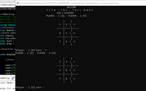 C++ program to access elements of an array using pointer. Simple TicTacToe In C++ With Source Code | Source Code ...