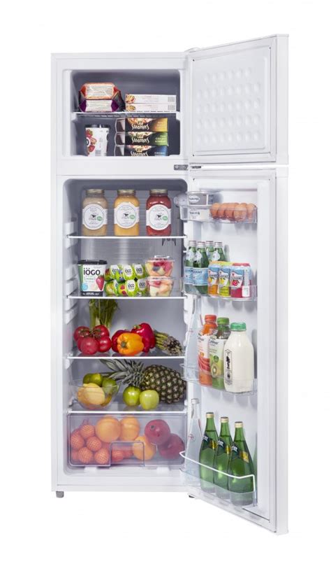 One unique feature on this fridge are the two humidity controlled crispers which can stack on top of each other instead of just being side by side. Unique 260L - 9 cu/ft DC Fridge