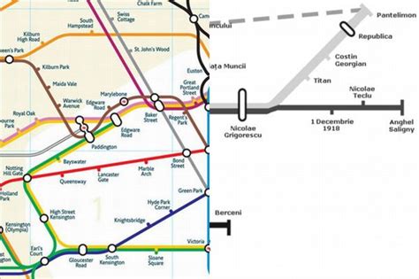 Harta Metroului Londonez Redesenată După Un Secol Plus Cum Stă