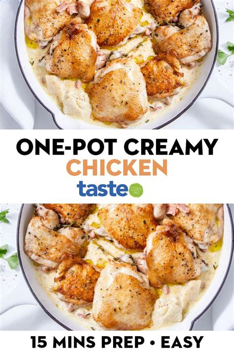 One-pot Normandy chicken | Recipe | Easy chicken recipes, Chicken thigh