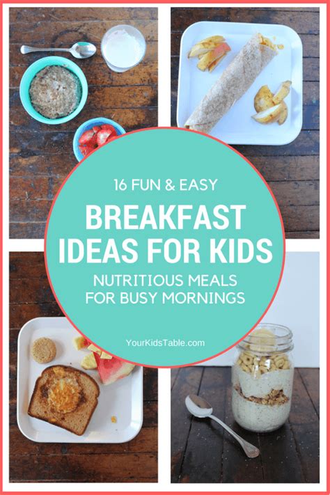 Fun Breakfast Ideas For Kids That Are Easy And Healthy