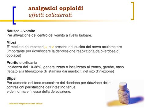 PPT - FARMACI D'IMPIEGO NEL DOLORE POSTOPERATORIO ...