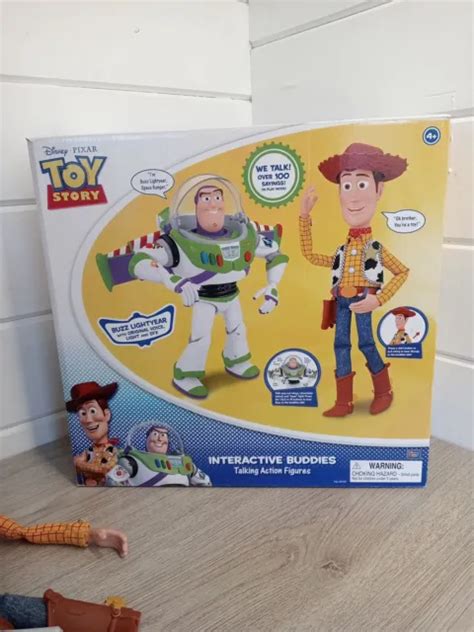 Disney Pixar Toy Story Woody And Buzz Lightyear Interactive Talking