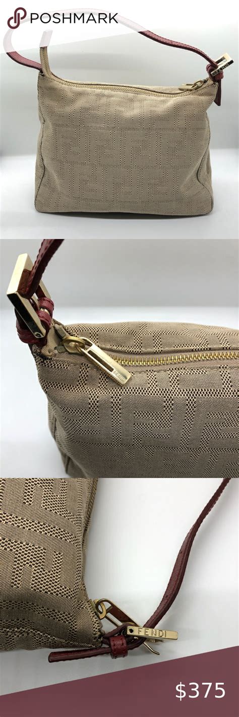 SOLD!! Vintage Beige Fendi Zucca Monogram Mini Bag in 2020 ...