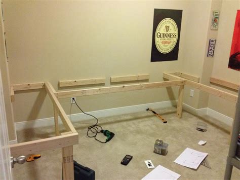 This diy computer desk is very similar to the farmhouse desk. diy floating desk L shape | Re: Show your DIY Ideas and ...