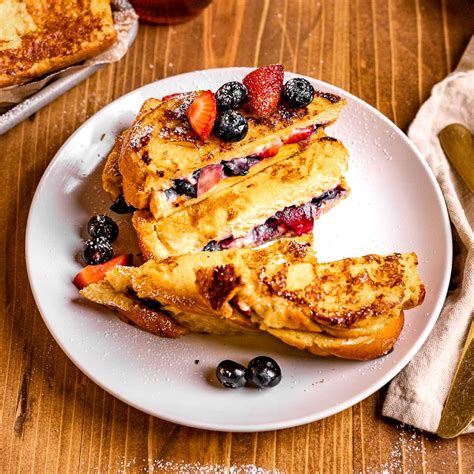 Best Stuffed French Toast With Maple Berry Sauce Recipes