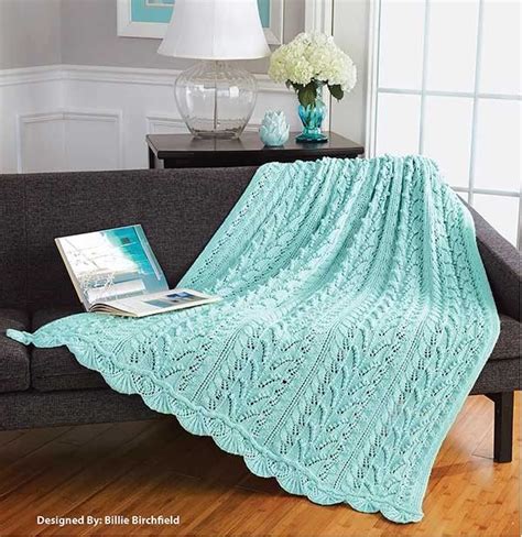 Classic Afghans Knitted Afghans Mary Maxim Beautiful Knitting