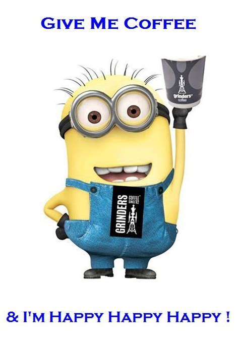 8 Best Minions Coffee Quotes Images On Pinterest Funny Minion Coffee