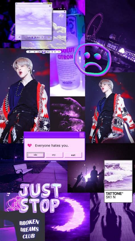 Bts, jin bts, jhope, jungkook, taehyung, rm , suga, jimin, crowd. Wallpaper Aesthetic Purple Bts Jimin - tourolouco