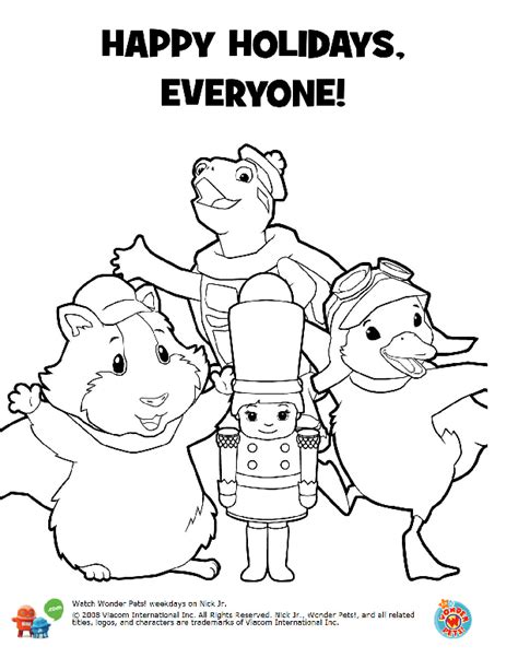 Download Or Print This Amazing Coloring Page Wonder Pets Nutcracker