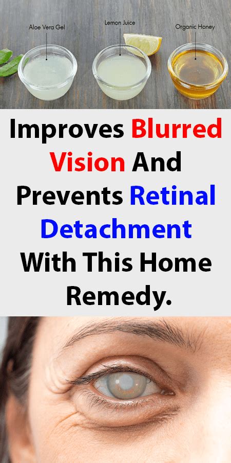 Improves Blurred Vision And Prevents Retinal Detachment With This Home