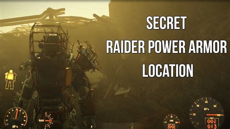 Fallout 4 Secret Raider Power Armor Location Raider Power Ii Youtube