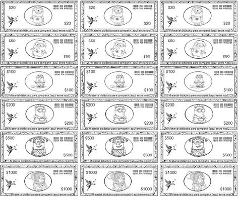 Jugar Billetes Y Monedas Para Imprimir Primaria Aac Materials Use Of Money Aula Abierta De