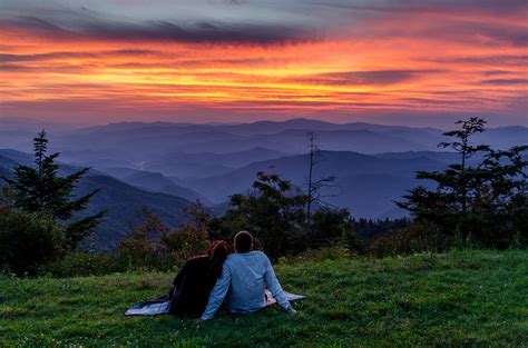 Here are the top 6 secluded romantic cabin rentals in the smoky mountains: Romantic Smoky Mountain Sunset Photograph by Eric Albright