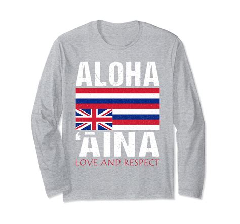 Hawaii Aloha ‘aina Sovereignty Long Sleeve T Shirt Ln Lntee