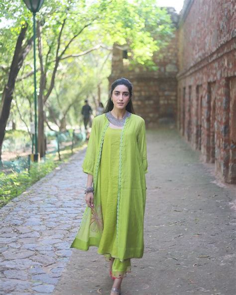 Zaynab Flower Jacket Set Raji Ramniq Cotton Kurti Designs Casual
