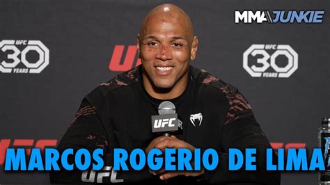 Marcos Rogerio De Lima Wants Derrick Lewis Or Top 15 Heavyweight Ufc Fight Night 223 Youtube