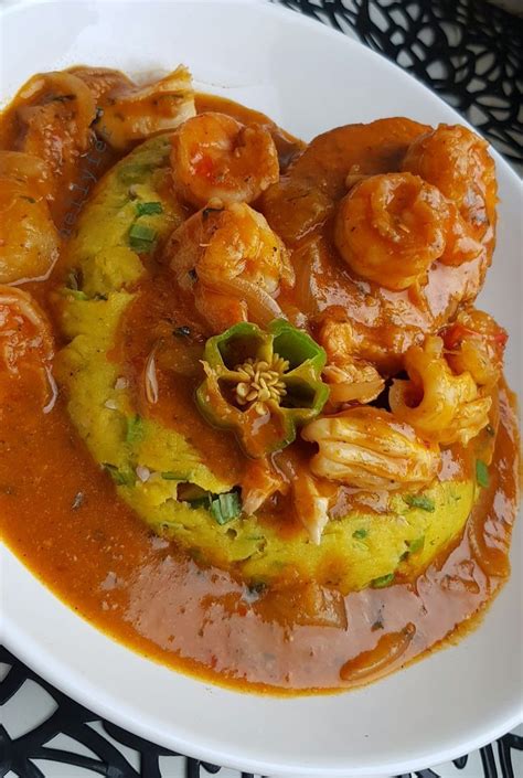 Barbados Cou Cou Recipe Recipes Seafood Recipes Caribbean Recipes