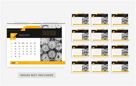 Premium Vector Modern Abstract 2022 Desk Calendar Design Template