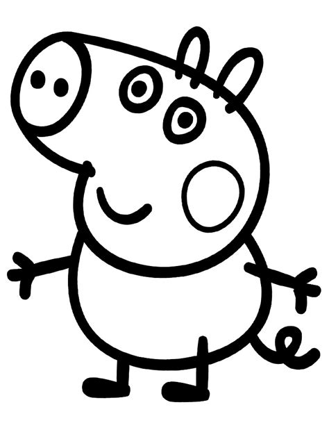 Imprimir Dibujos Para Colorear Peppa Pig Para Niños Y Niñas
