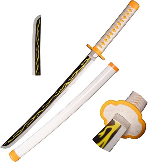 Buy Lkjad Cosplay Anime Katana Swords Agatsuma Zenitsu Samurai Sword