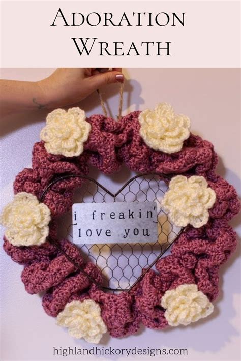 Crochet Wreath Pattern Easy Crochet Patterns Crochet Designs Simple