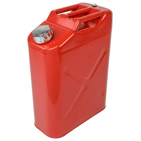Jegs 80235 Jerry Can 5 Gallon Metal Red With Spout