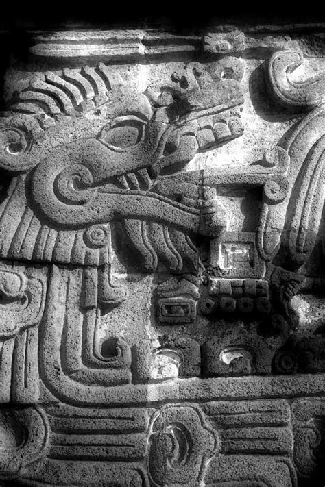 Quetzalcoatl At Xochicalco Iii By John Bartosik Mayan Art Aztec Art
