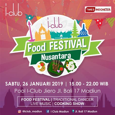 Poster Makanan Nusantara Yuk Ke Food Festival Kuliner Nusantara Di