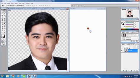 How To Create 2x2 Or 1x1 Id Picture Using Photoshop Youtube