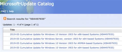 Windows 10 KB4497935 Fixes Major May Update Bugs Windows Bulletin