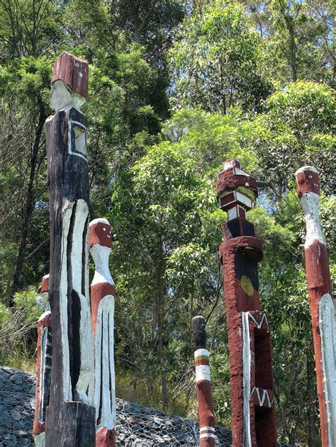 Aboriginal Totems From The Bunya People New South Wales Port