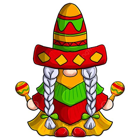 Mexican Gnome Hd Transparent Mexican Gnome Girl Mexican Gnome Cinco