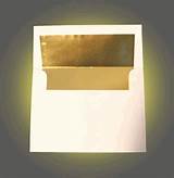 Gold Foil Lined Envelopes Images