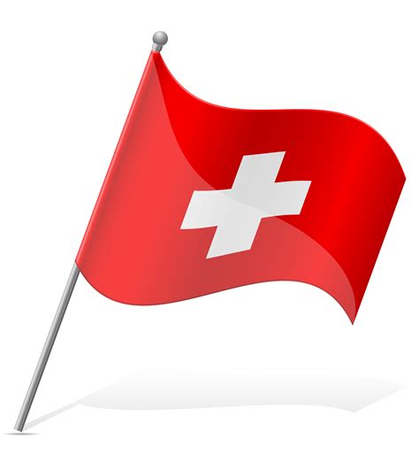 Flag Of Switzerland Vector Illustration 488365 Vector Art At Vecteezy