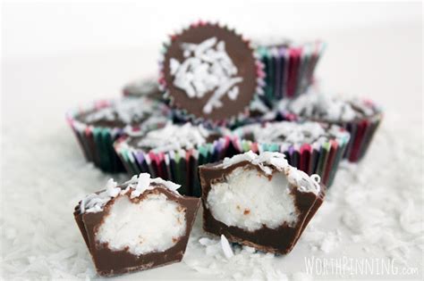 Worth Pinning Handmade Chocolate Covered Coconut Candy