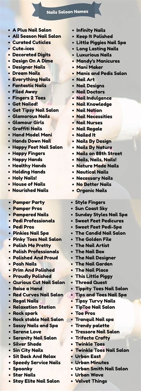 Classy & french salon names. 400+ Classy Nail Salon Names for Your Business in 2020 ...