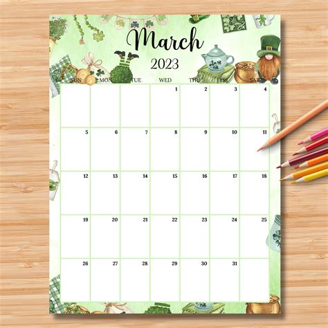March 2023 Calendar Vertical Get Calender 2023 Update