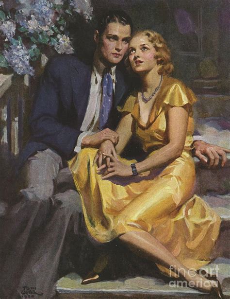 romance 1933 1930s uk womens story drawing by the advertising archives romance vintage romance