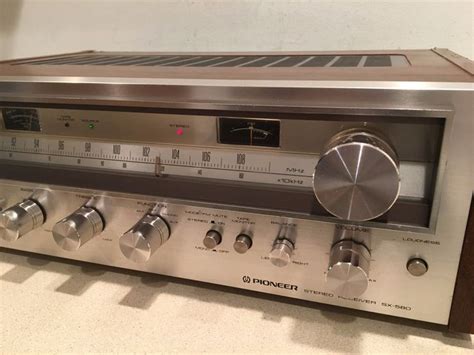 Vintage Pioneer Sx 580 Amfm Stereo Receivertested Ebay Stereo