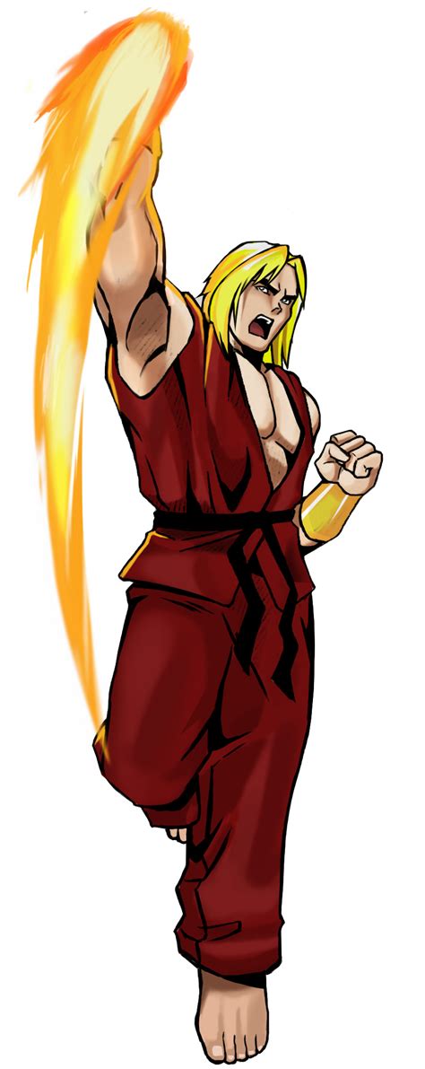 He is the martial arts master who trained ryu and ken. Flame Shoryuken by demonic-brute on DeviantArt