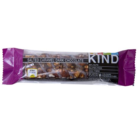 be kind salted caramel dark chocolate bar 40 g online at best price cereal bars lulu qatar