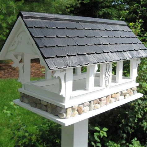 Hanizi bird feeders for outside, bird feeder, wild bird seed for outside feeders, squirrel proof birds feeder and garden decoration yard for bird watchers. How To Build A Covered Platform Bird Feeder - WoodWorking ...