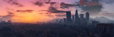 Download Los Santos City Video Game Grand Theft Auto V 4k Ultra Hd