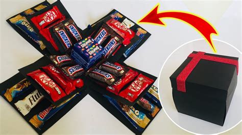 Surprise T Box For Birthday Anniversary Chocolate Explosion Box